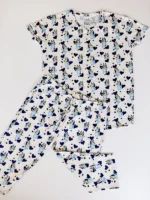 تیشرت شلوارک H&M طرح هاپو قلبی کد 3010