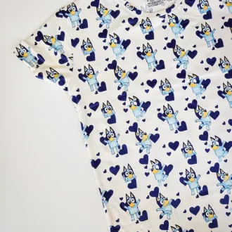 تیشرت شلوارک H&M طرح هاپو قلبی کد 3010